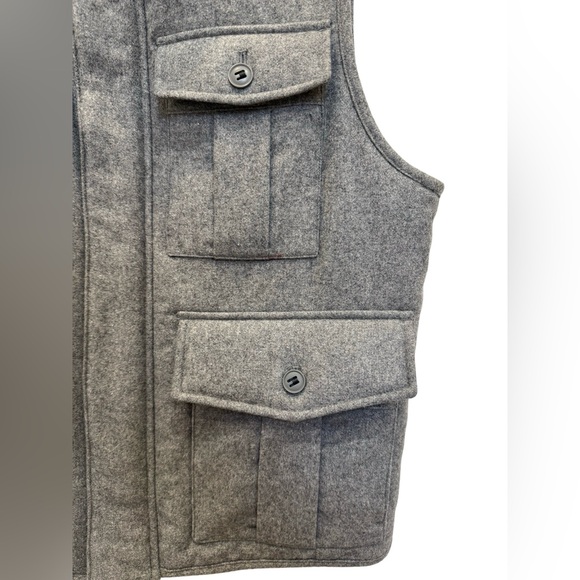 Structure Vintage Wool Blend Vest. Large. - Picture 4 of 8